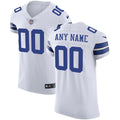 Dallas Cowboys Nike White Vapor Untouchable Custom Elite Jersey product image 1, provided for visual reference and product