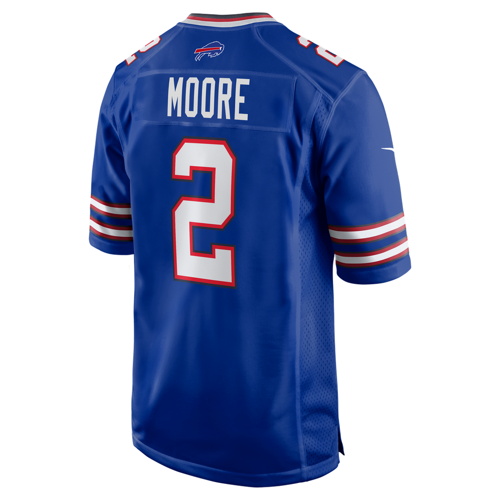 Buffalo Bills D.J. Moore Nike Royal Game Jersey product image 3, provided for visual reference and product detail review
