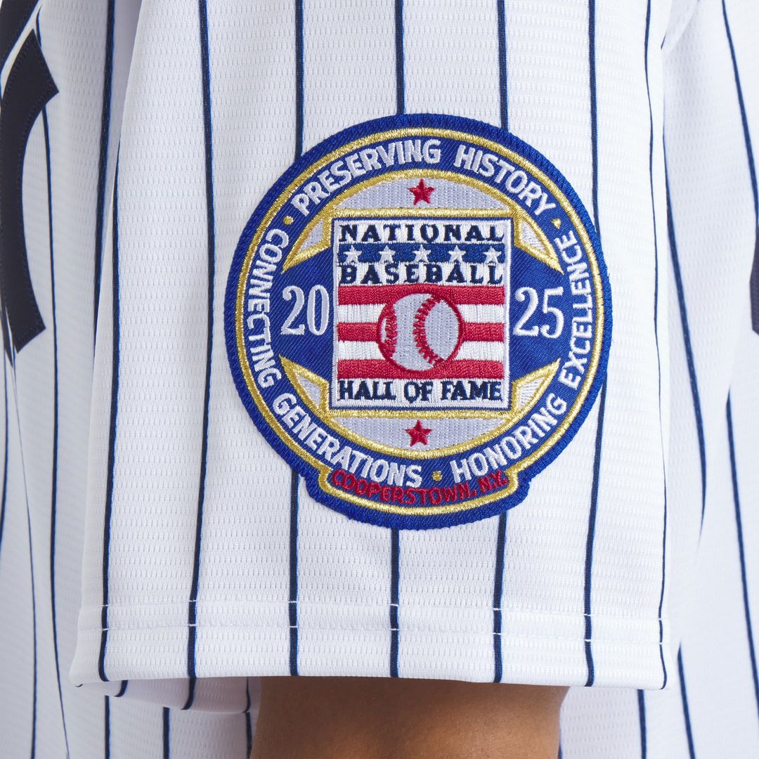 New York Yankees CC Sabathia Nike White 2025 Baseball Hall of Fame Name & Number Retired Replica Jersey product image 9,