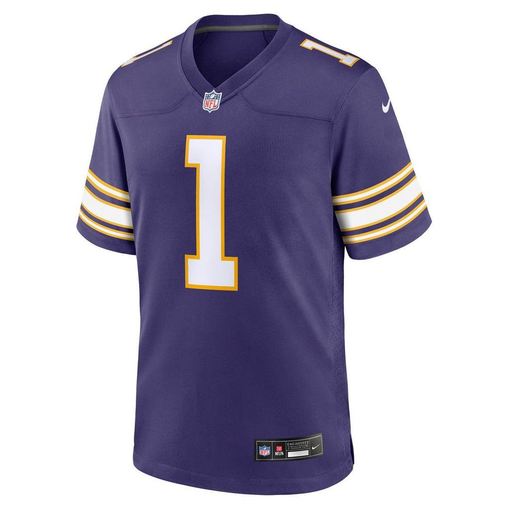 Minnesota Vikings Warren Moon Nike Purple Retired Player Alternate Game Jersey product image 2, provided for visual