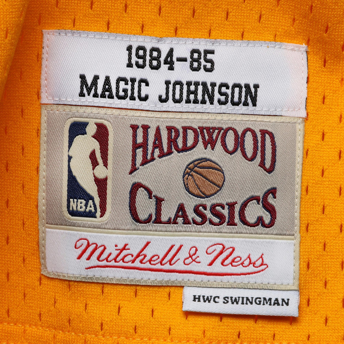 Men's Mitchell & Ness Magic Johnson Gold Los Angeles Lakers product image 8