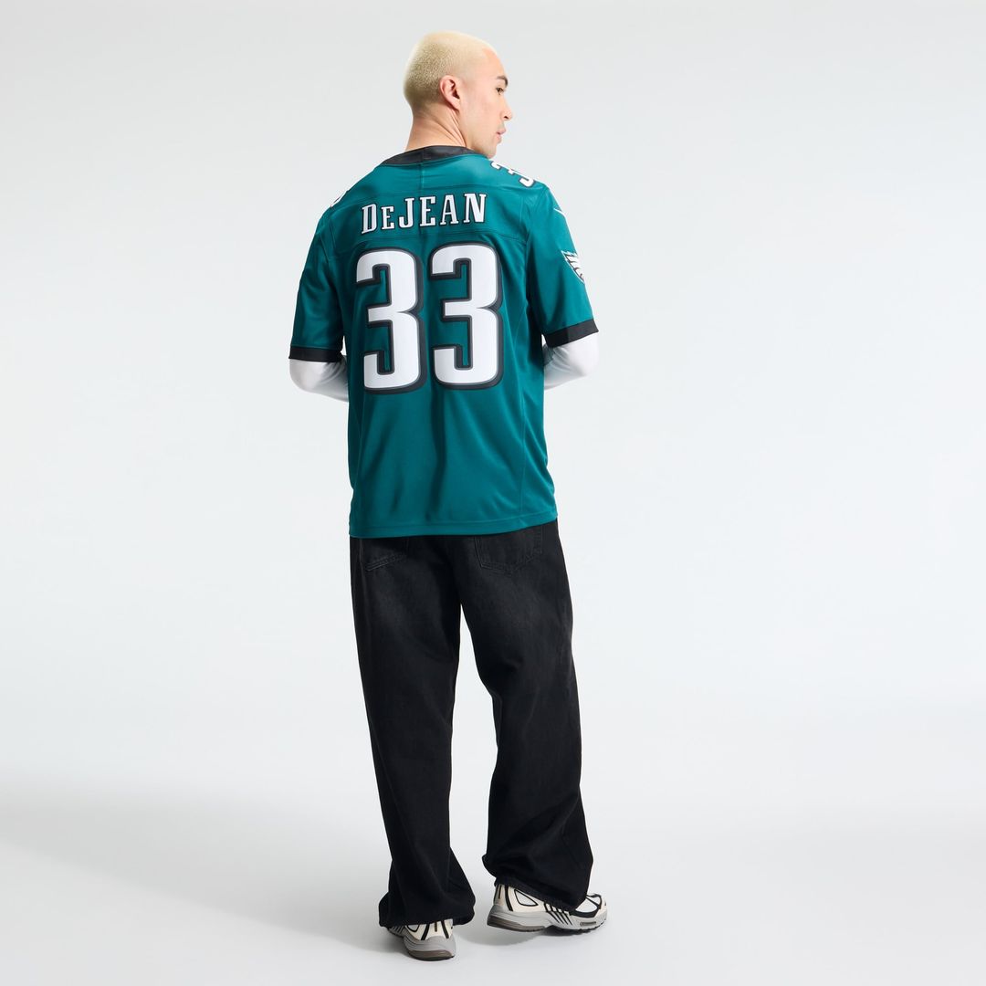 Philadelphia Eagles Cooper DeJean Nike White Vapor F.U.S.E. Stitched Limited Jersey product image 17, provided for visual