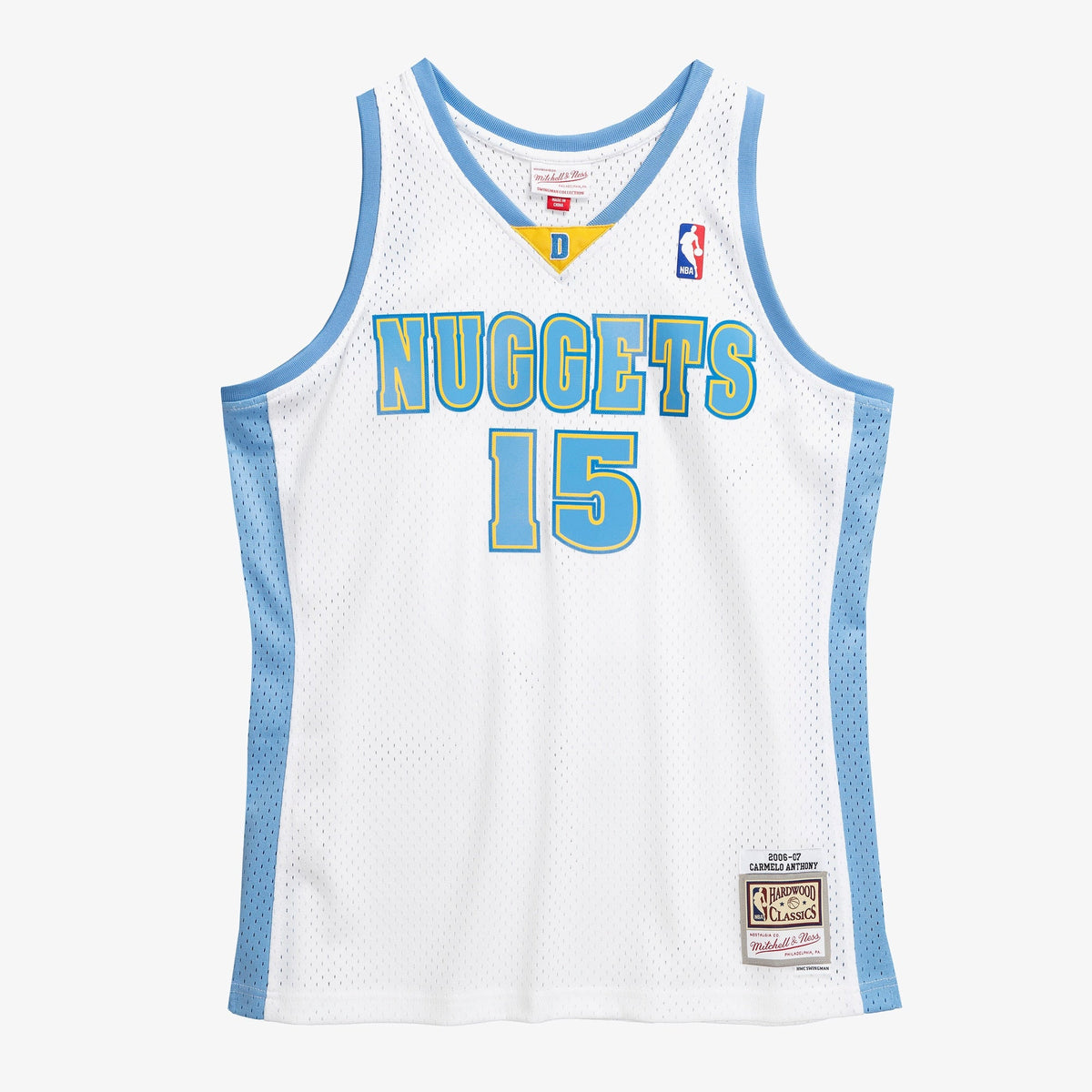 Denver Nuggets Mitchell & Ness Carmelo Anthony 2006 Swingman Authentic Jersey - White product image 3, provided for visual