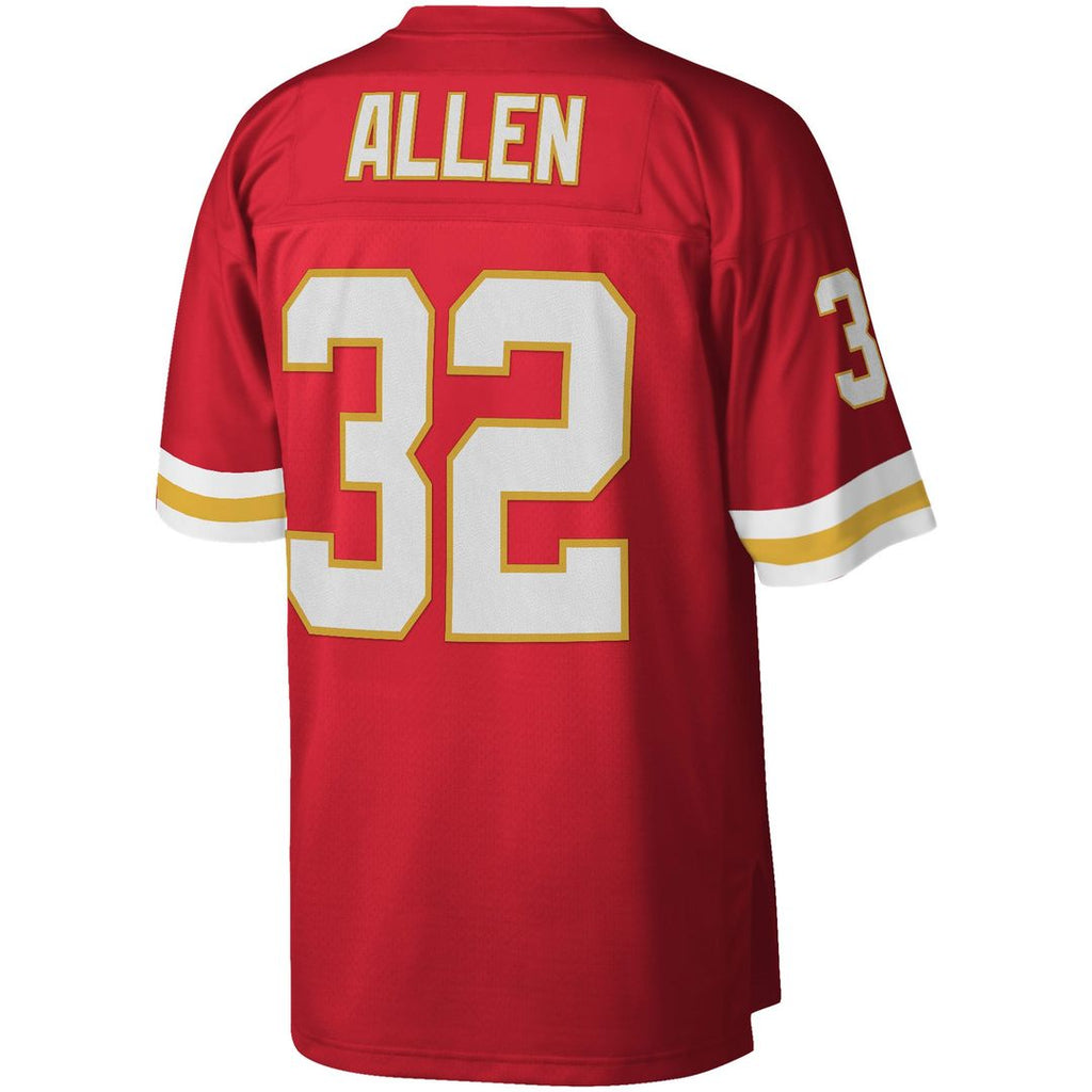 Kansas City Chiefs Marcus Allen Mitchell & Ness Red Legacy Replica Jersey product image 3, provided for visual reference and