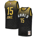 Mitchell & Ness Nikola Jokic Black 2016 NBA Rising Stars Challenge Hardwood Classics Swingman Jersey product image 1,
