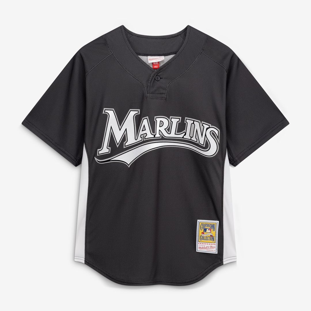 Florida Marlins Dontrelle Willis Mitchell & Ness Black Authentic Batting Practice Jersey product image 2, provided for
