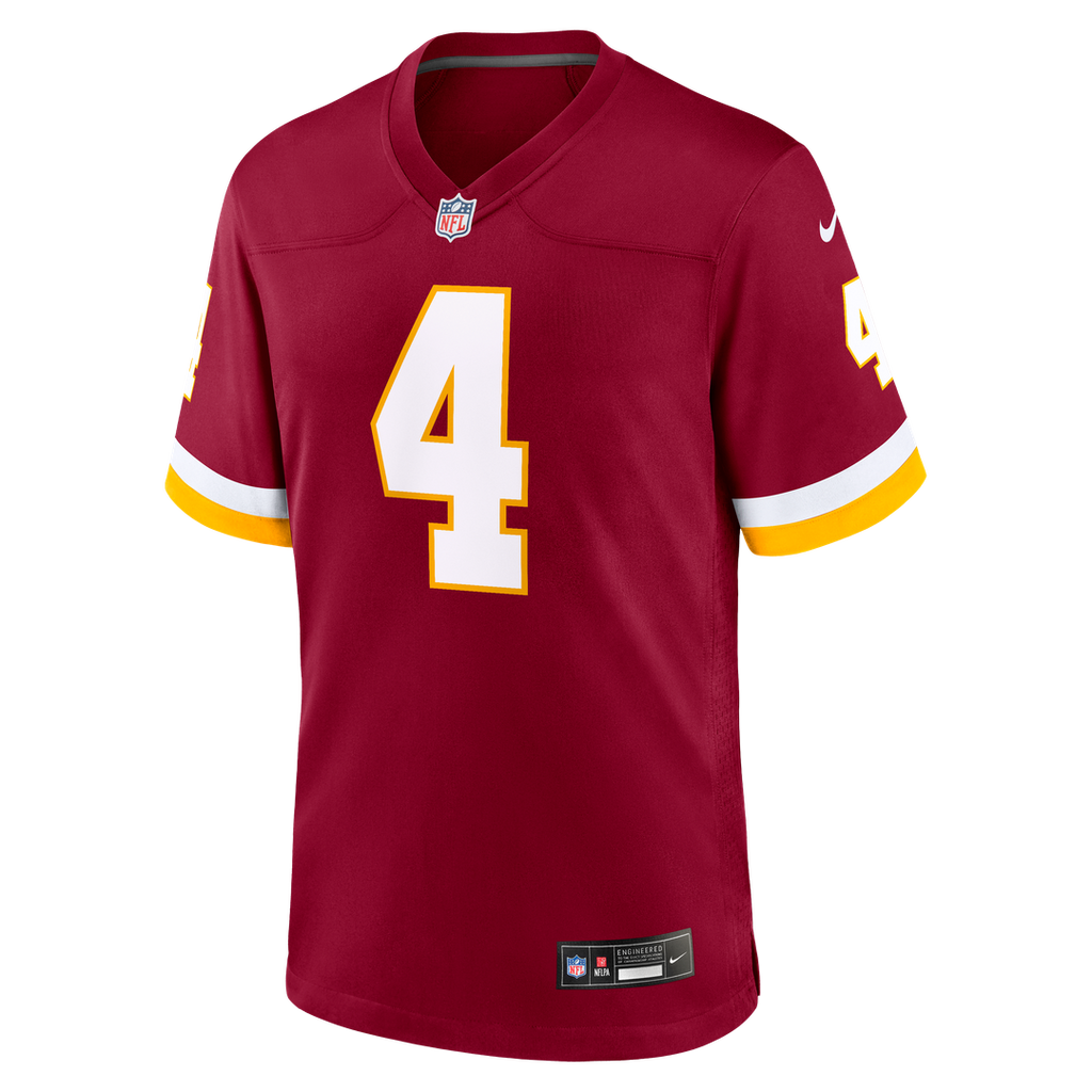 Washington Commanders Frankie Luvu Nike Burgundy Game Jersey product image 6, provided for visual reference and product