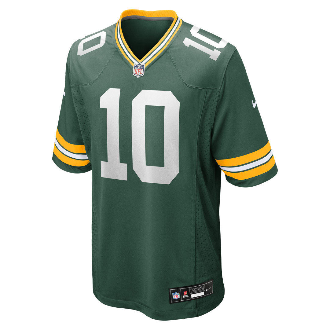 Green Bay Packers Jordan Love Nike White Game Jersey product image 12, provided for visual reference and product detail