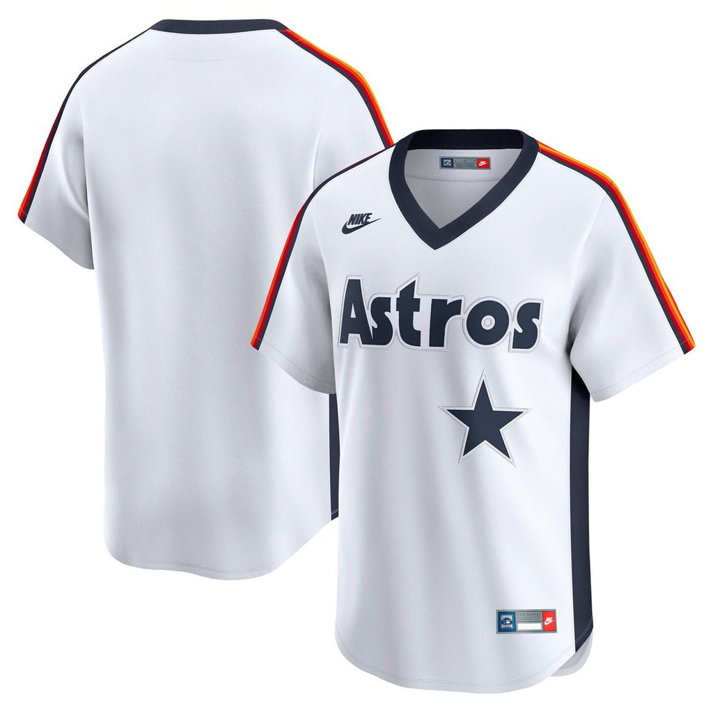 Houston Astros Nike White Cooperstown Collection Limited Jersey product image 1, provided for visual reference and product