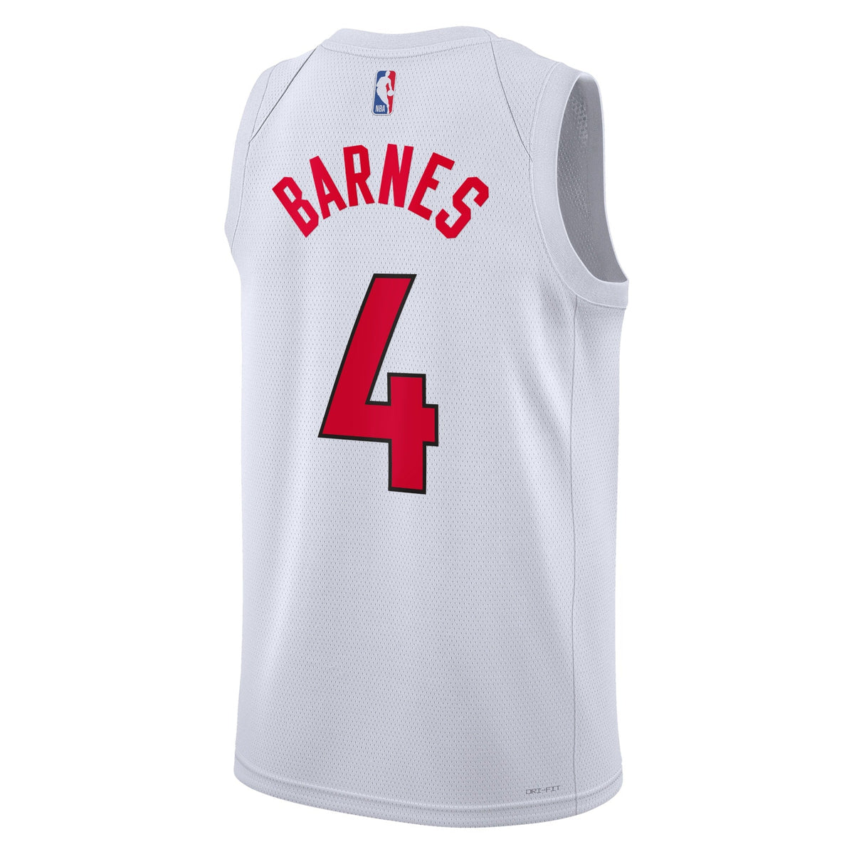 Toronto Raptors Nike Association Edition Swingman Jersey - White - Scottie Barnes - Unisex product image 3, provided for