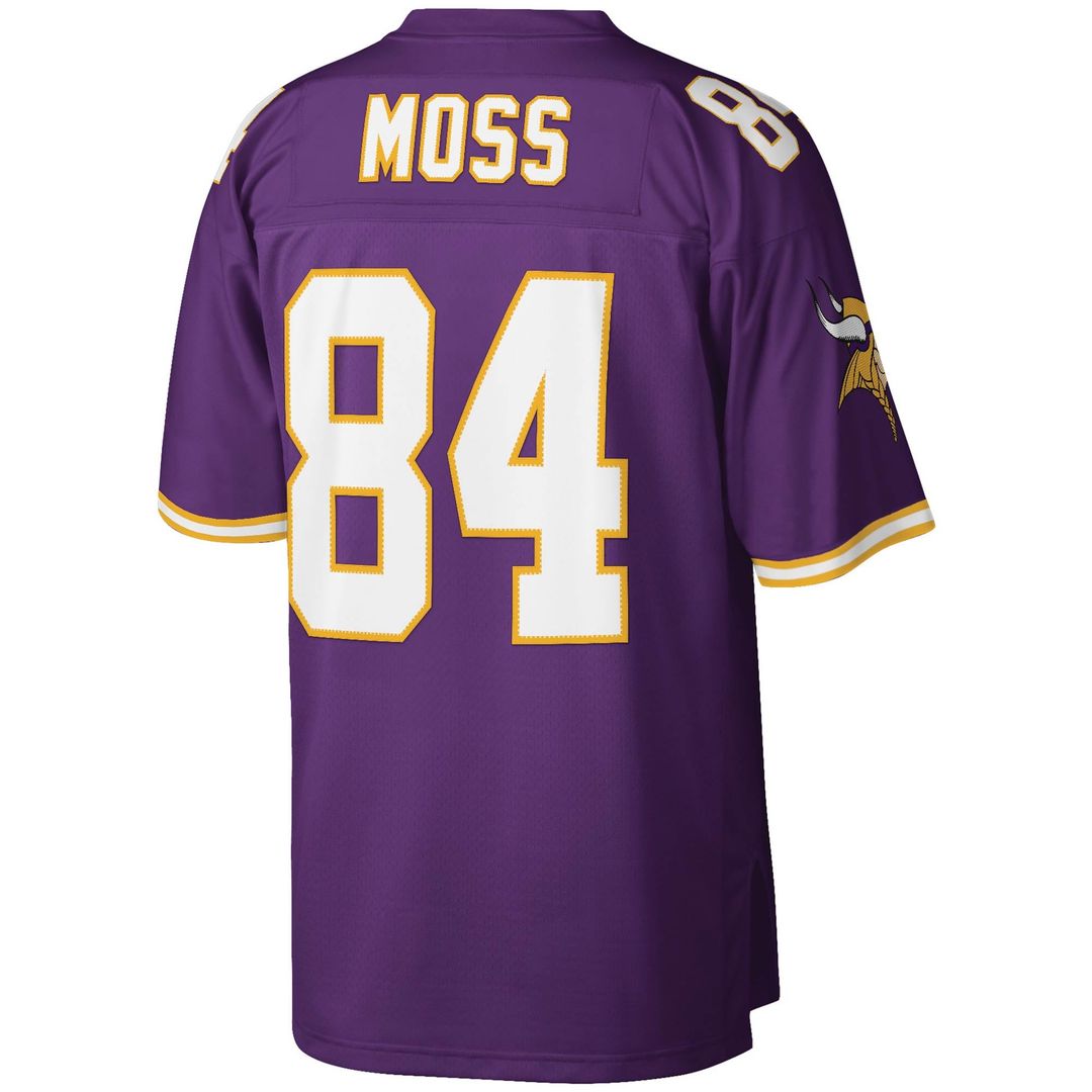 Minnesota Vikings Randy Moss Mitchell & Ness White Legacy Replica Jersey product image 9, provided for visual reference and