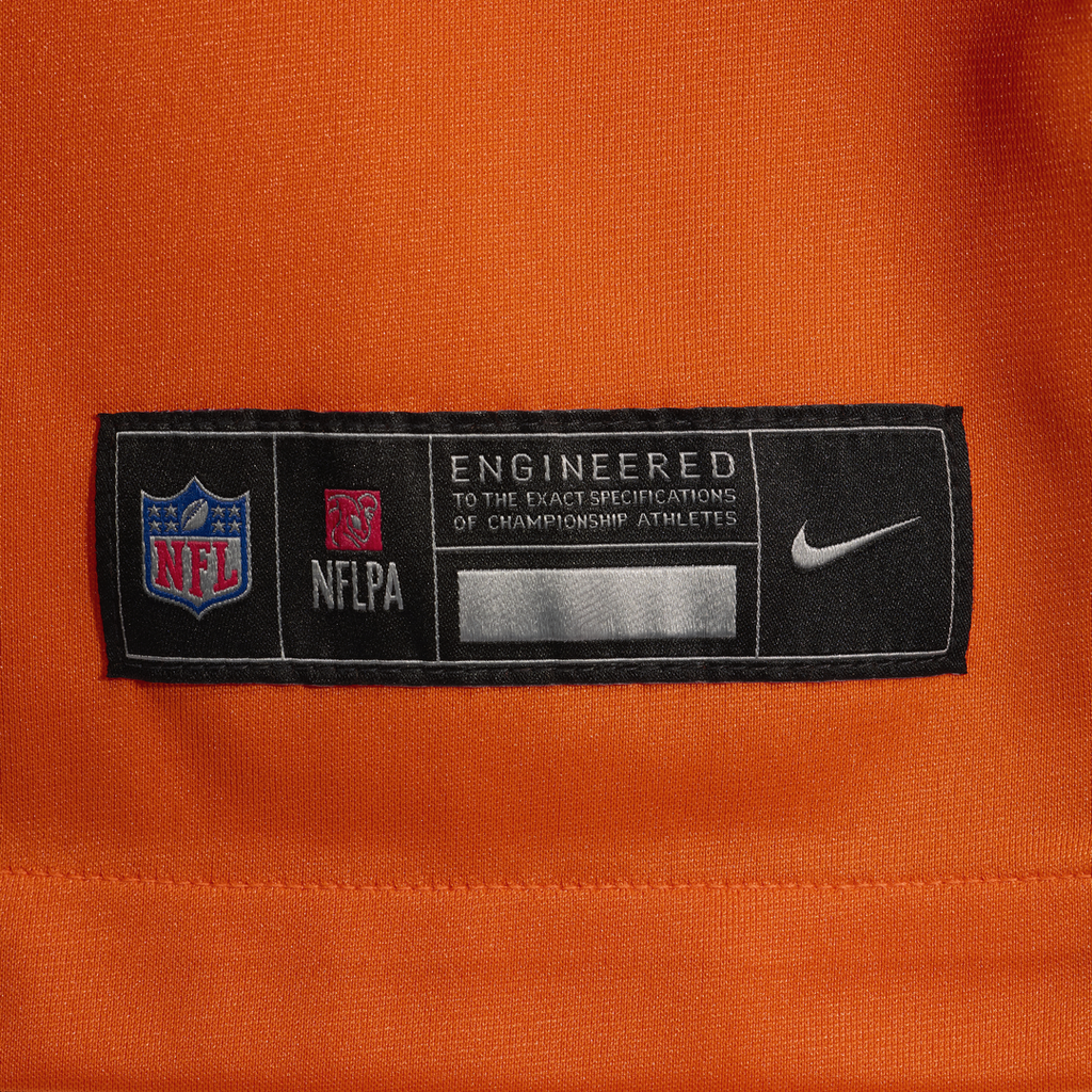 Denver Broncos Evan Engram Nike Orange Team Game Jersey product image 6, provided for visual reference and product detail