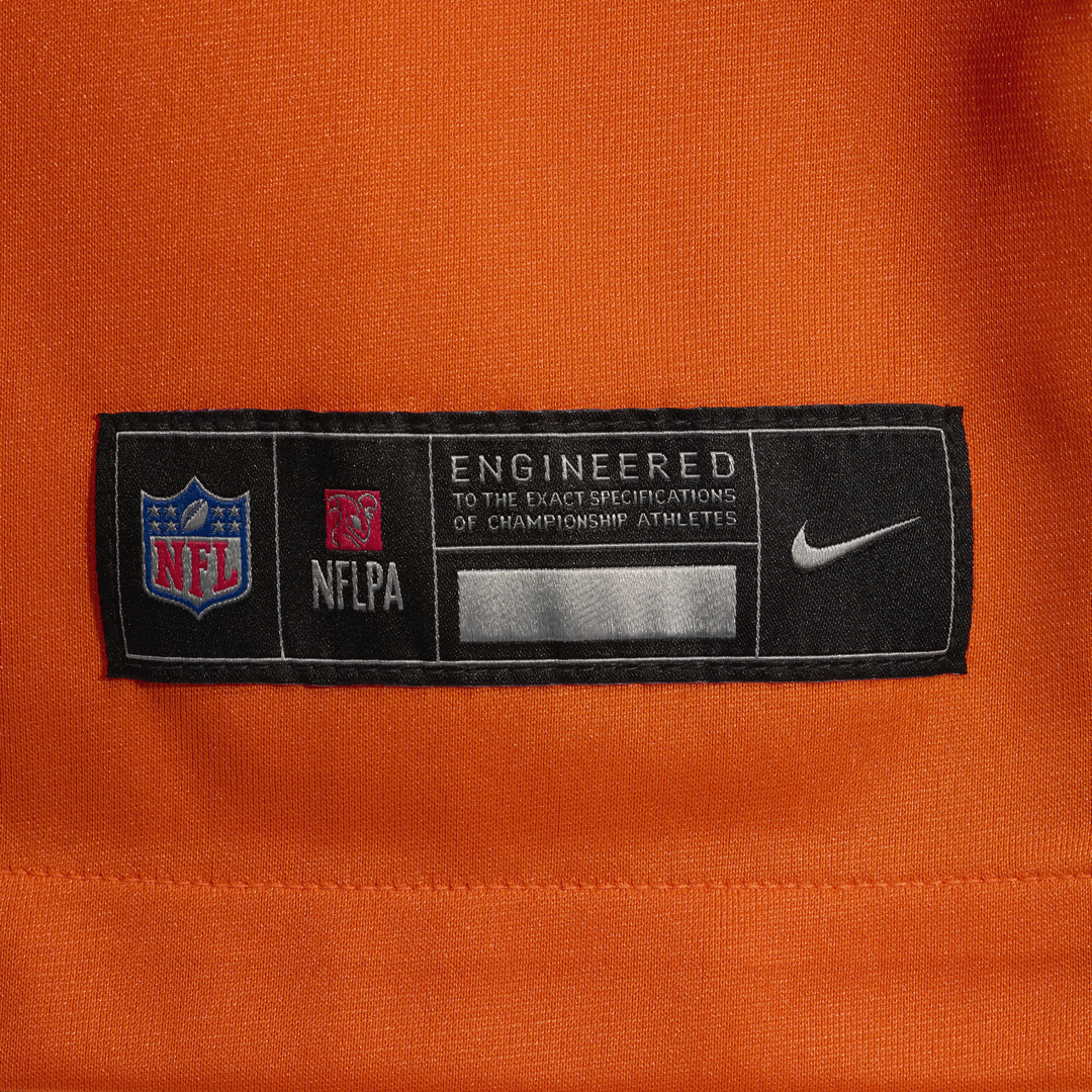 Denver Broncos Evan Engram Nike Orange Team Game Jersey product image 6, provided for visual reference and product detail
