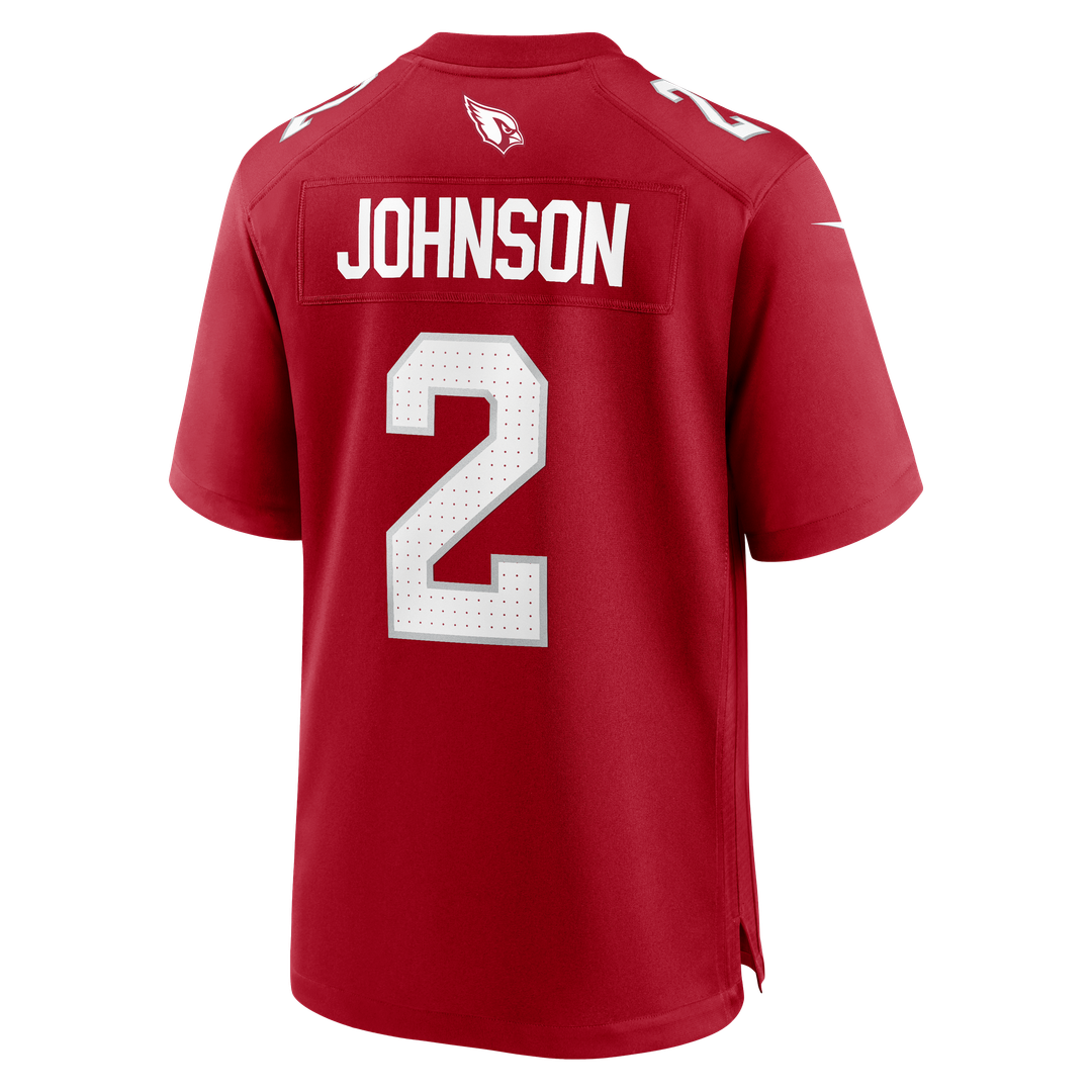 Arizona Cardinals Will Johnson Nike Cardinal Team Game Jersey product image 3, provided for visual reference and product
