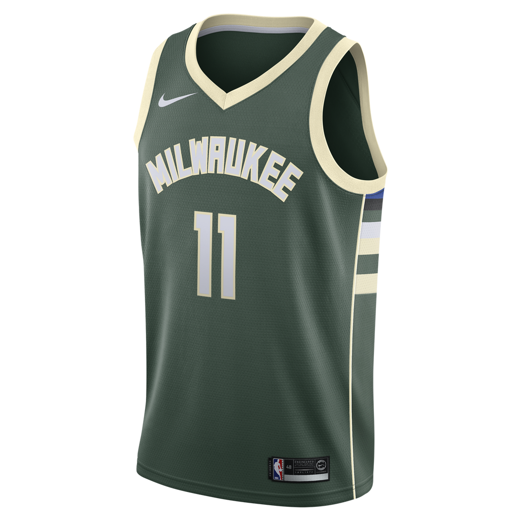 Milwaukee Bucks Nike Icon Edition Swingman Jersey - Hunter product image 3