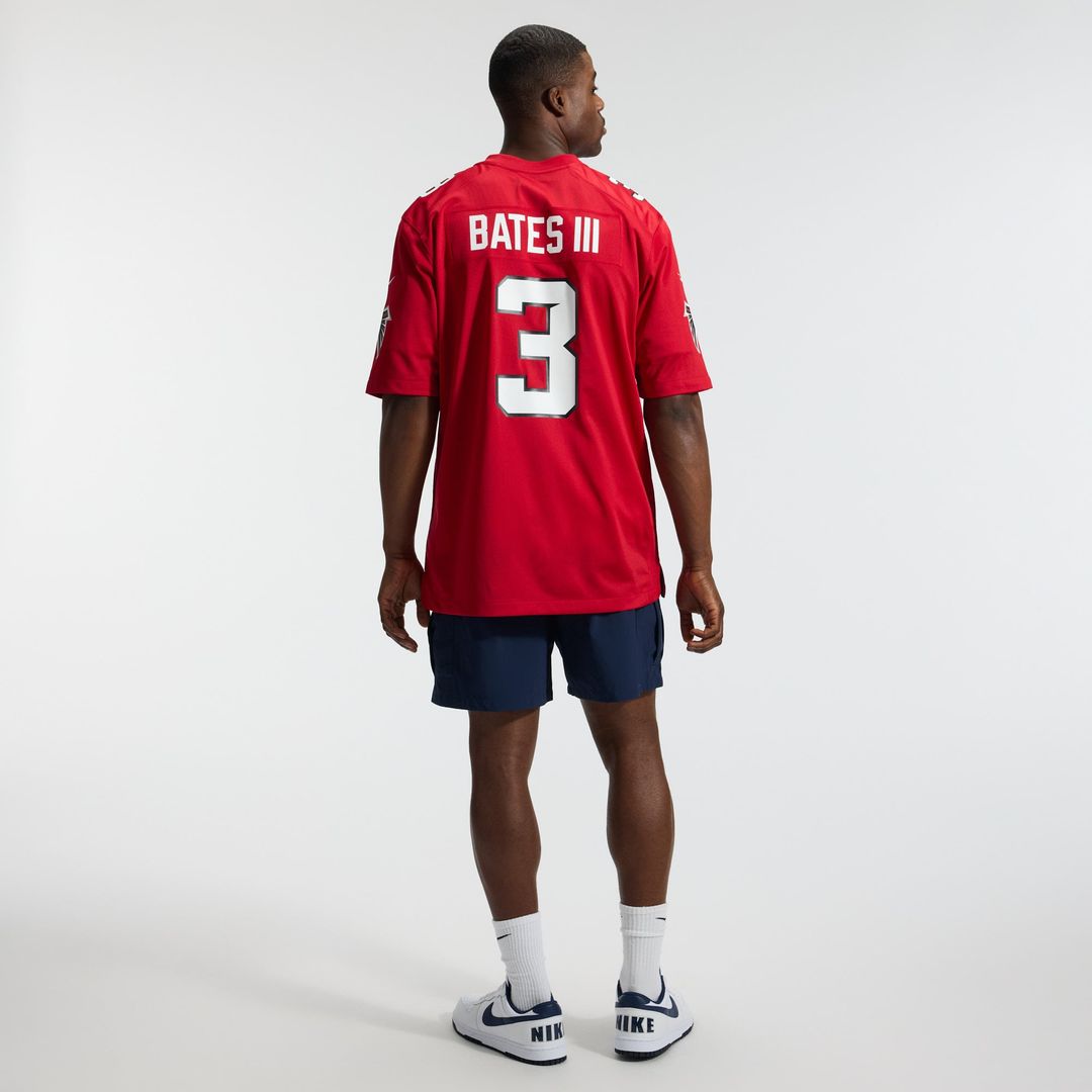 Atlanta Falcons Jessie Bates III Nike Red Game Jersey product image 18, provided for visual reference and product detail