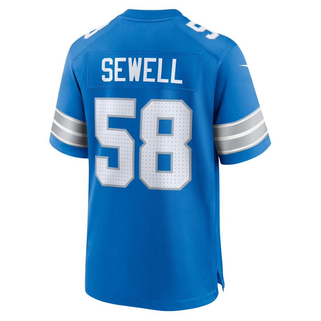 Detroit Lions Penei Sewell Nike Black 2nd Alternate Game Jersey product image 18, provided for visual reference and product