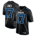 Indianapolis Colts Daniel Jones Nike Carbon Black Fashion Game Jersey product image 1, provided for visual reference and