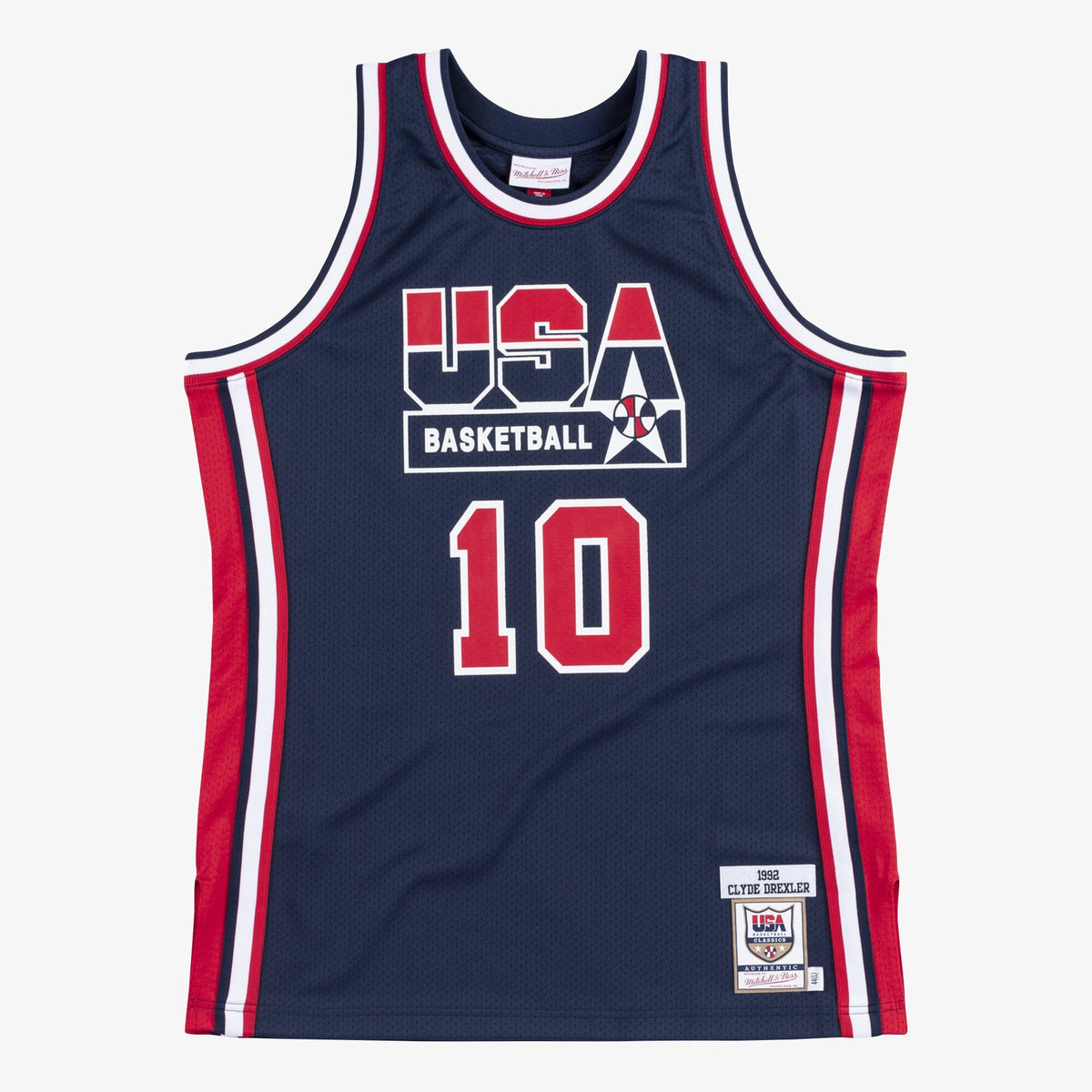 USA Basketball Mitchell & Ness Authentic Jersey Clyde Drexler 1992 product image 2, provided for visual reference and