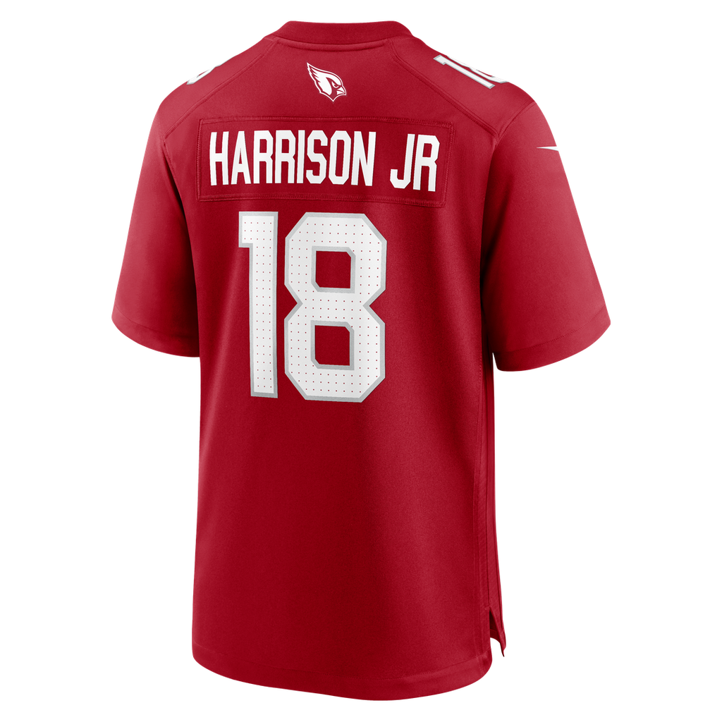 Arizona Cardinals Marvin Harrison Jr. Nike Cardinal Player Game Jersey product image 3, provided for visual reference and