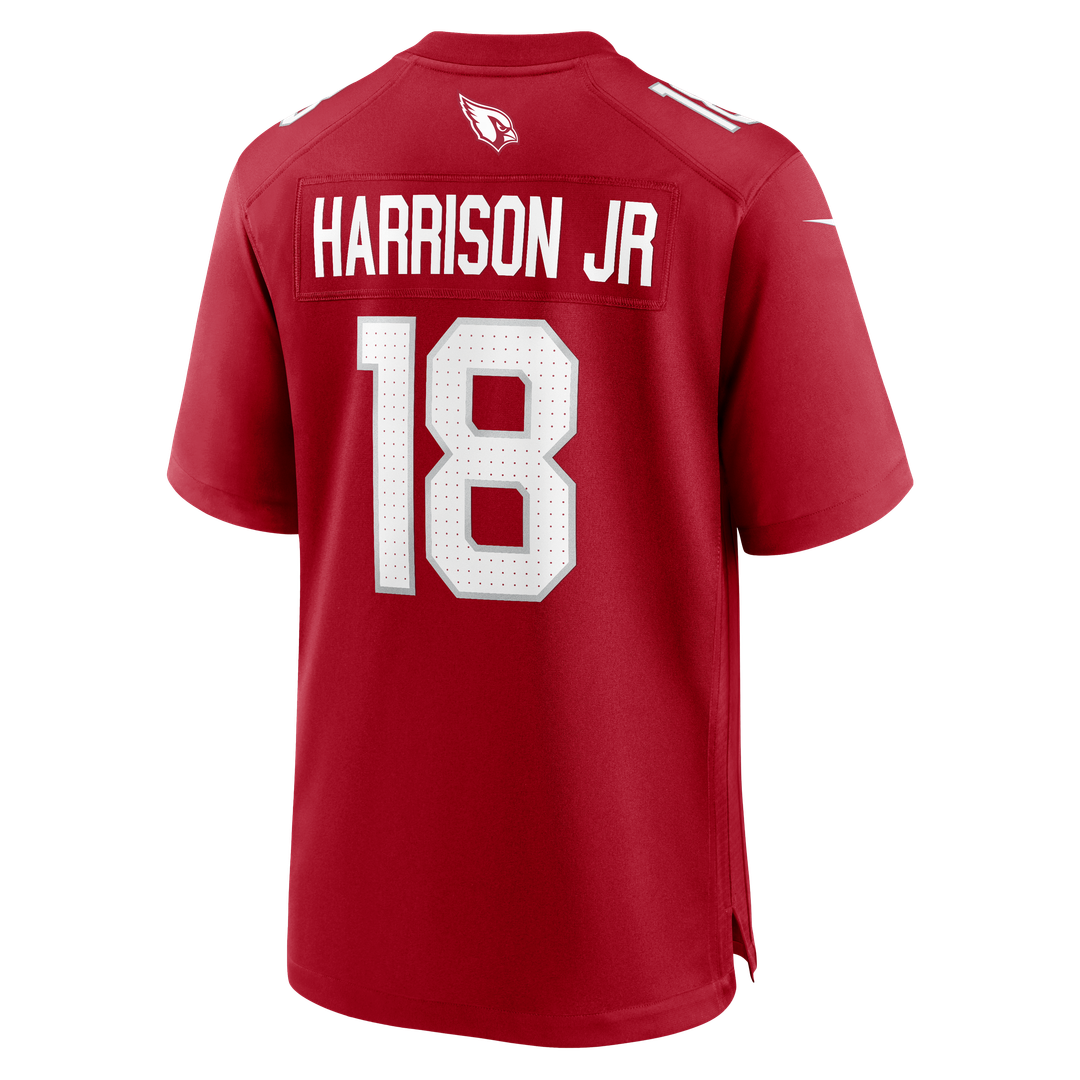 Arizona Cardinals Marvin Harrison Jr. Nike Cardinal Player Game Jersey product image 3, provided for visual reference and