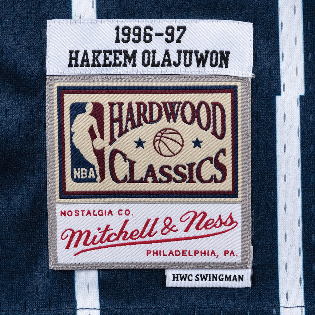 Houston Rockets Mitchell & Ness Swingman Jersey Road Hakeem Olajuwon 1996-97 product image 4, provided for visual reference