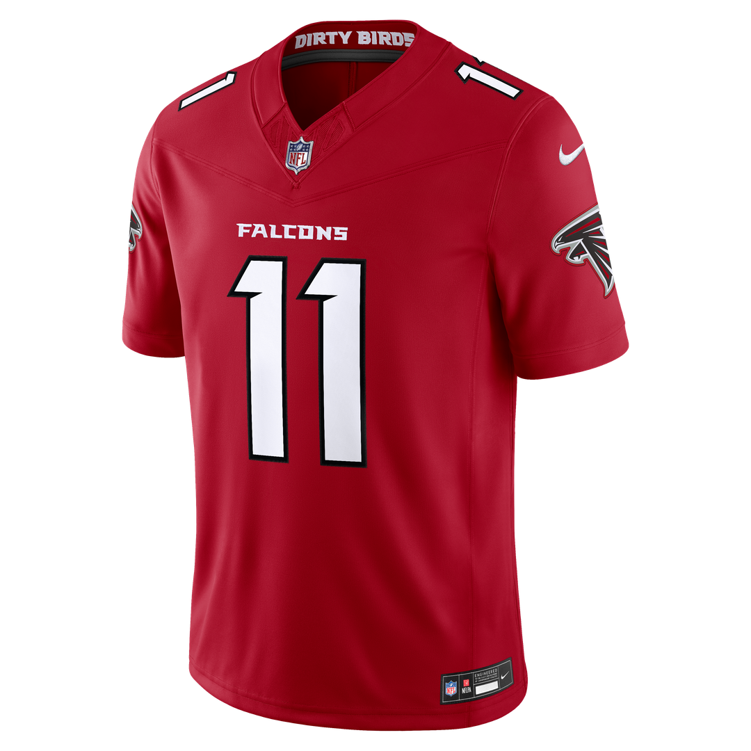 Atlanta Falcons Jalon Walker Nike Red Team Vapor F.U.S.E. Stitched Limited Jersey product image 2, provided for visual