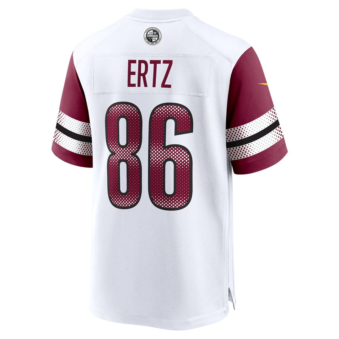 Washington Commanders Zach Ertz Nike White Game Jersey product image 3, provided for visual reference and product detail
