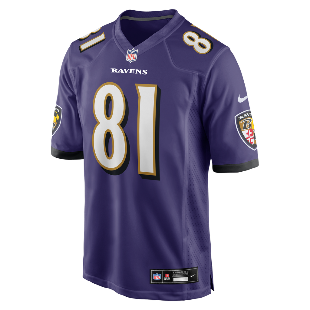 Baltimore Ravens Devontez Walker Nike Purple Team Game Jersey product image 2, provided for visual reference and product
