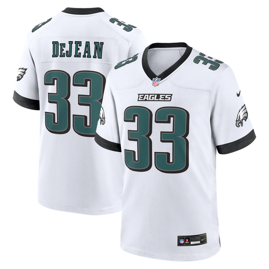 Philadelphia Eagles Cooper DeJean Nike Midnight Green Team Game Jersey product image 10, provided for visual reference and