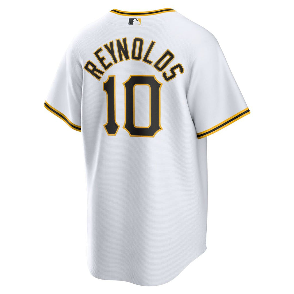 Pittsburgh Pirates Bryan Reynolds Nike White Replica Player Jersey product image 3, provided for visual reference and