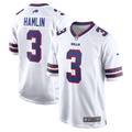 Buffalo Bills Damar Hamlin Nike White Game Jersey product image 1, provided for visual reference and product detail review