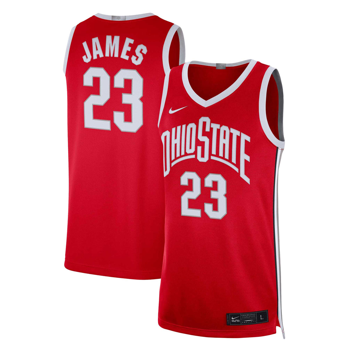 NCAA Ohio College Basketball Jersey - Lebron James – Mens product image 1