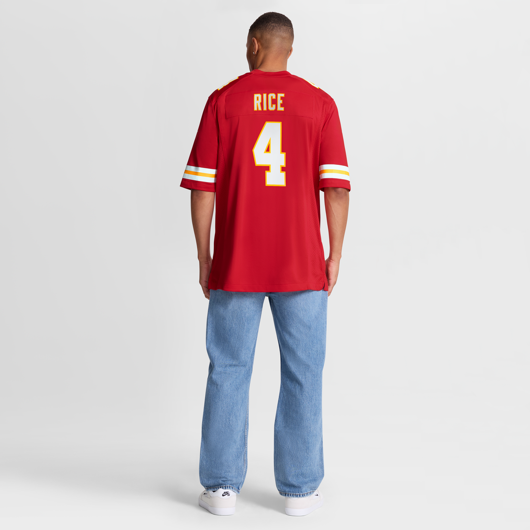 Kansas City Chiefs Rashee Rice Nike Red Game Jersey product image 8, provided for visual reference and product detail review