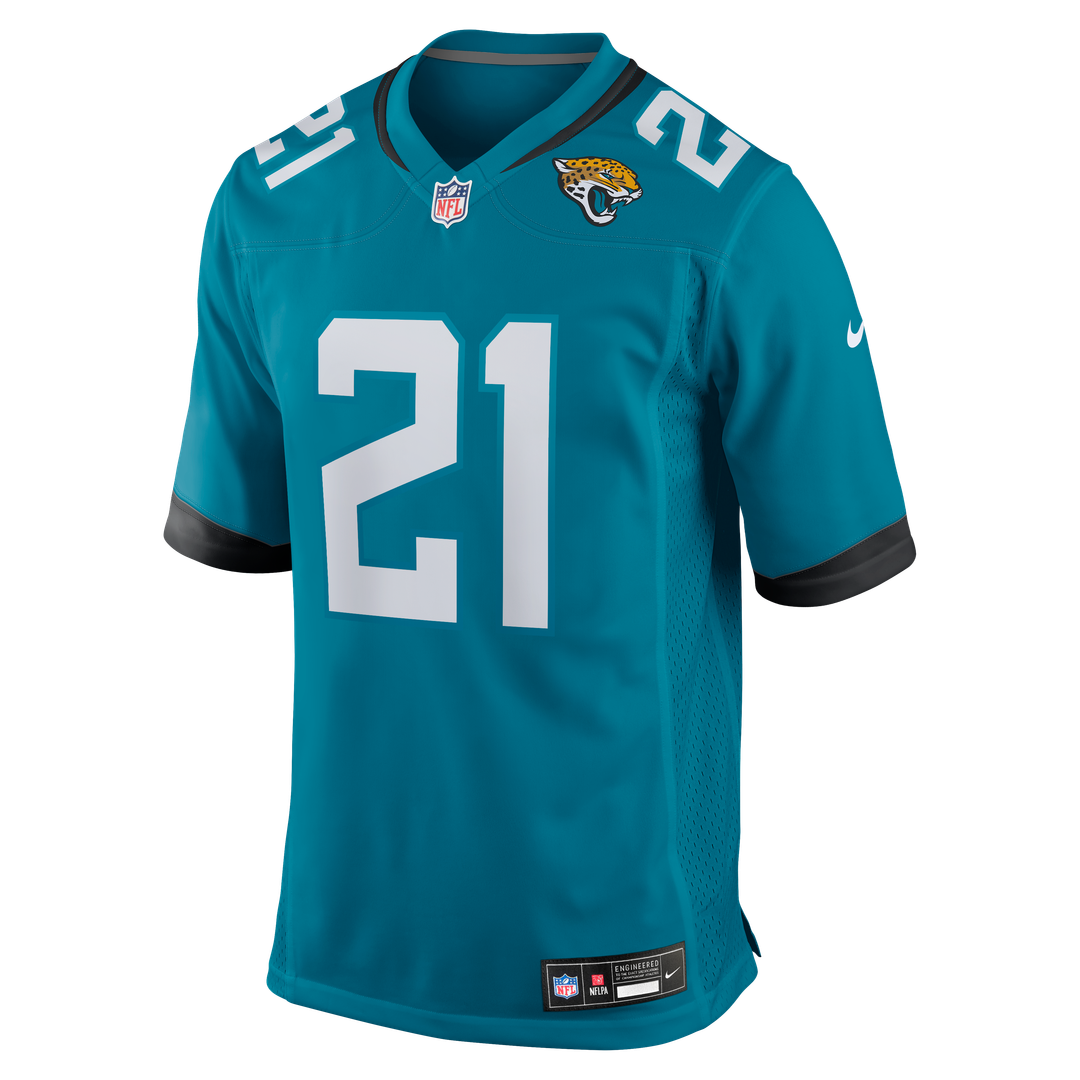 Jacksonville Jaguars Christian Braswell Nike Teal Team Game Jersey product image 2, provided for visual reference and