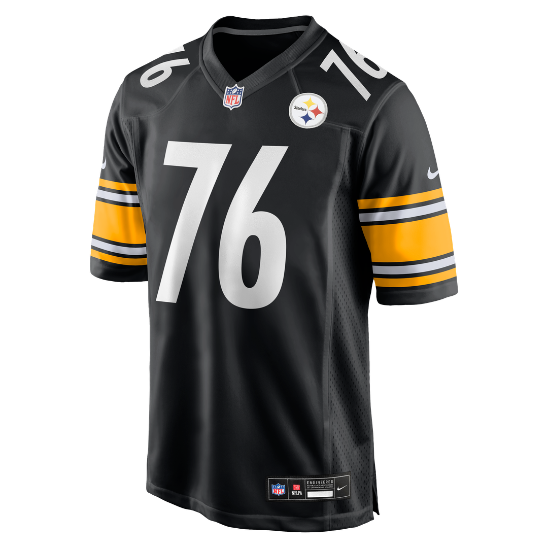 Pittsburgh Steelers Troy Fautanu Nike Black Player Game Jersey product image 2, provided for visual reference and product