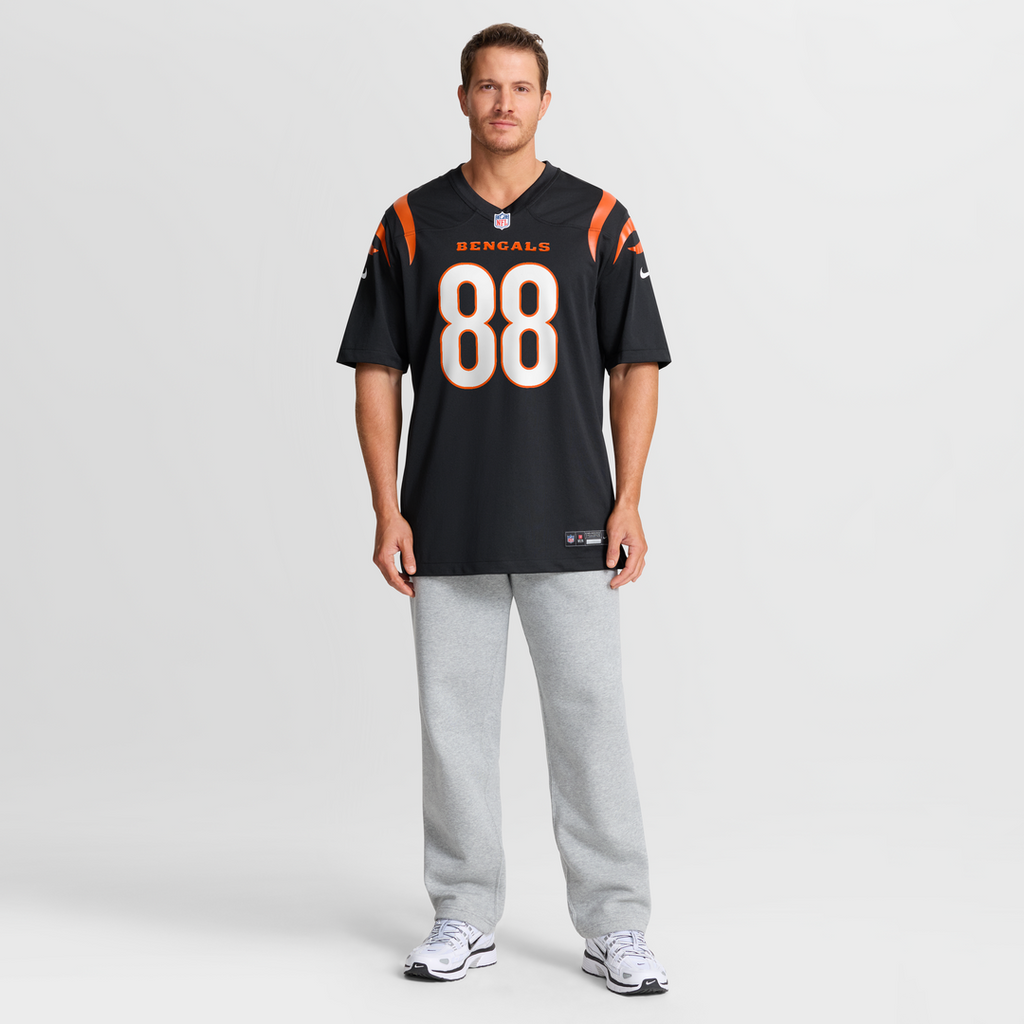 Cincinnati Bengals Mike Gesicki Nike Black Game Jersey product image 7, provided for visual reference and product detail