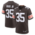 Cleveland Browns Toriano Pride Jr. Nike Brown Team Game Jersey product image 1, provided for visual reference and product