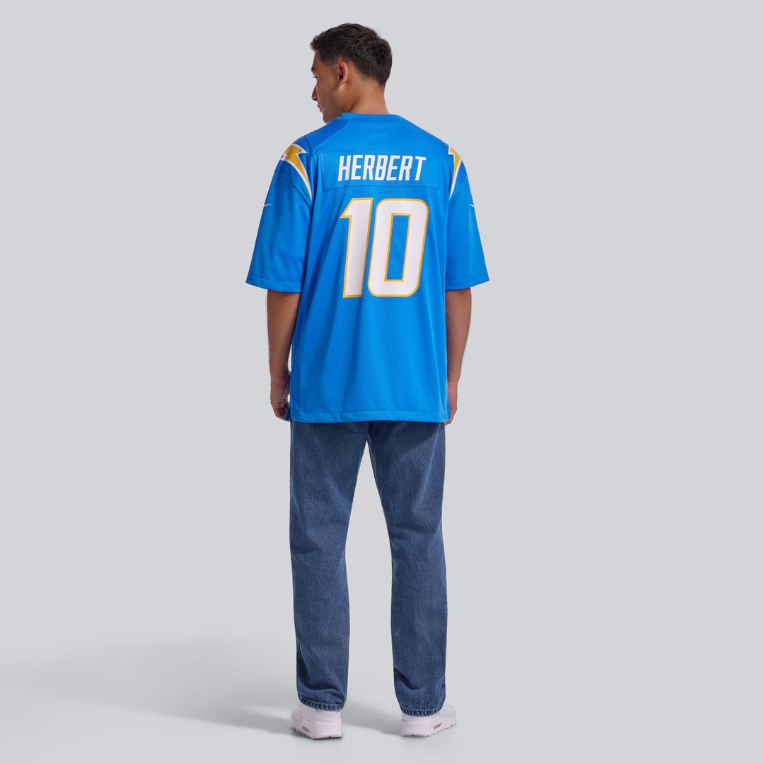 Los Angeles Chargers Justin Herbert Nike Gold Alternate Charger Power Game Player Jersey product image 24, provided for