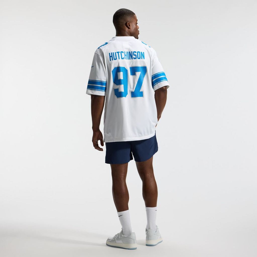 Detroit Lions Aidan Hutchinson Nike Blue Game Jersey product image 21, provided for visual reference and product detail