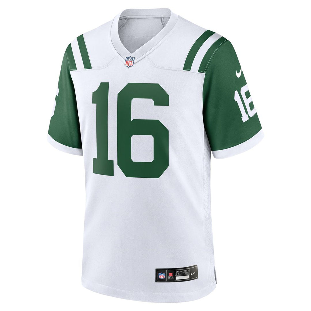 New York Jets Vinny Testaverde Nike White Retired Player Alternate Game Jersey product image 2, provided for visual