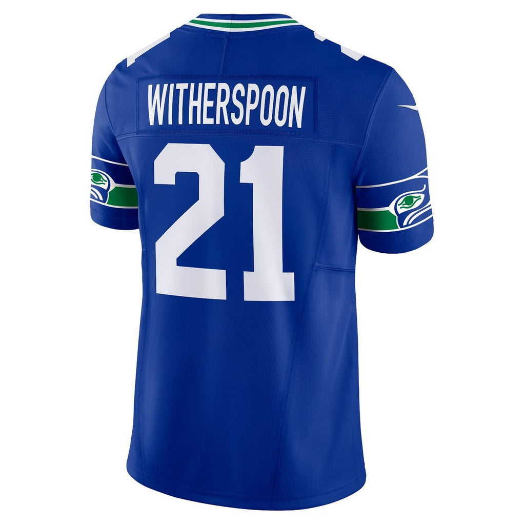 Seattle Seahawks Devon Witherspoon Nike Royal Alternate Vapor F.U.S.E. Limited Jersey product image 3, provided for visual