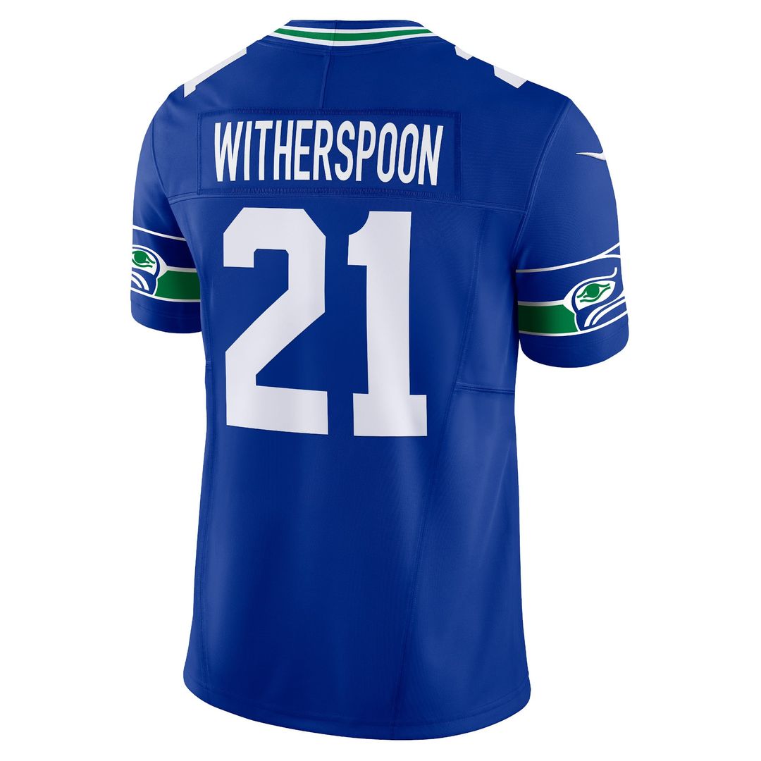 Seattle Seahawks Devon Witherspoon Nike Royal Alternate Vapor F.U.S.E. Limited Jersey product image 3, provided for visual