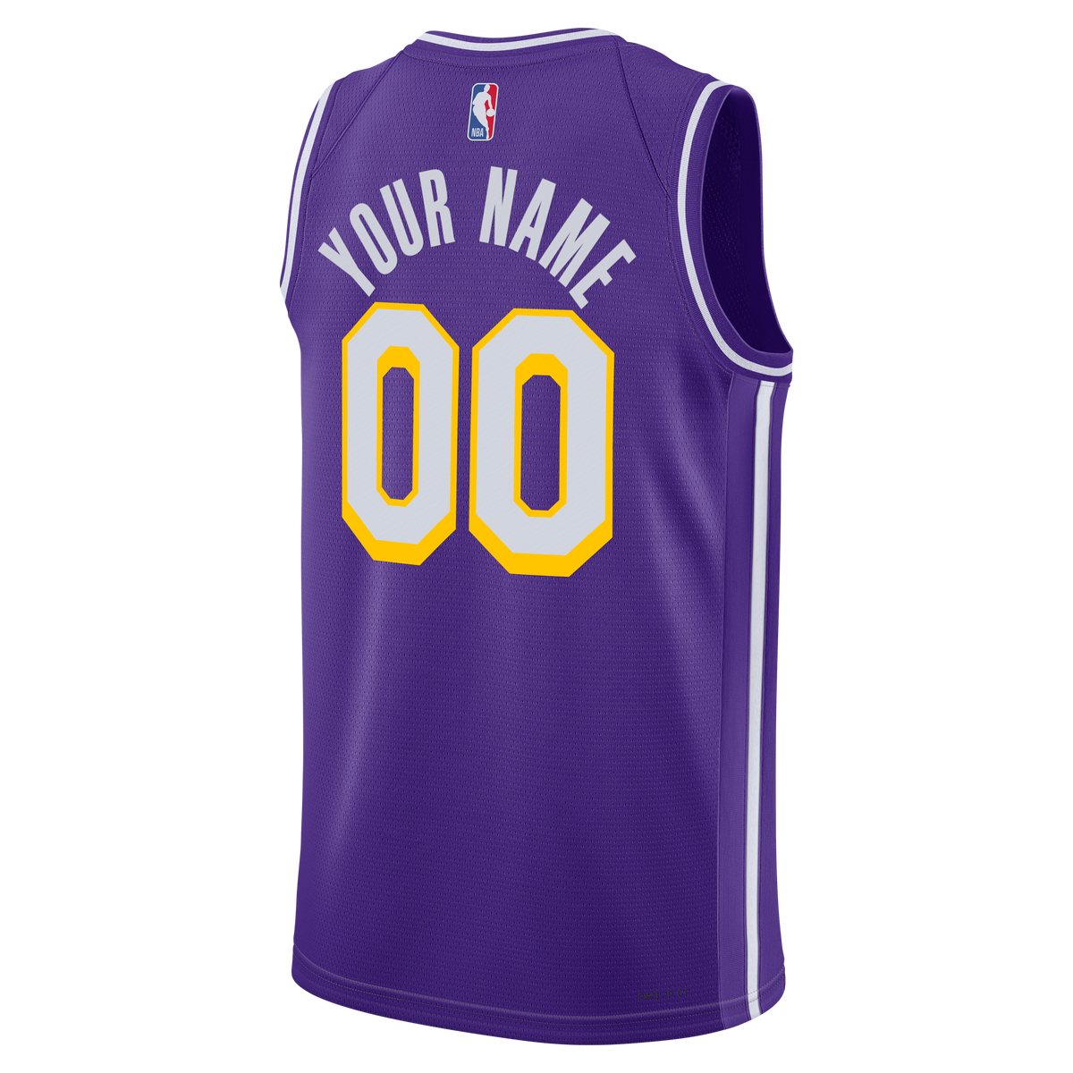 Los Angeles Lakers Jordan Statement Jersey - Custom - Unisex product image 3, provided for visual reference and product