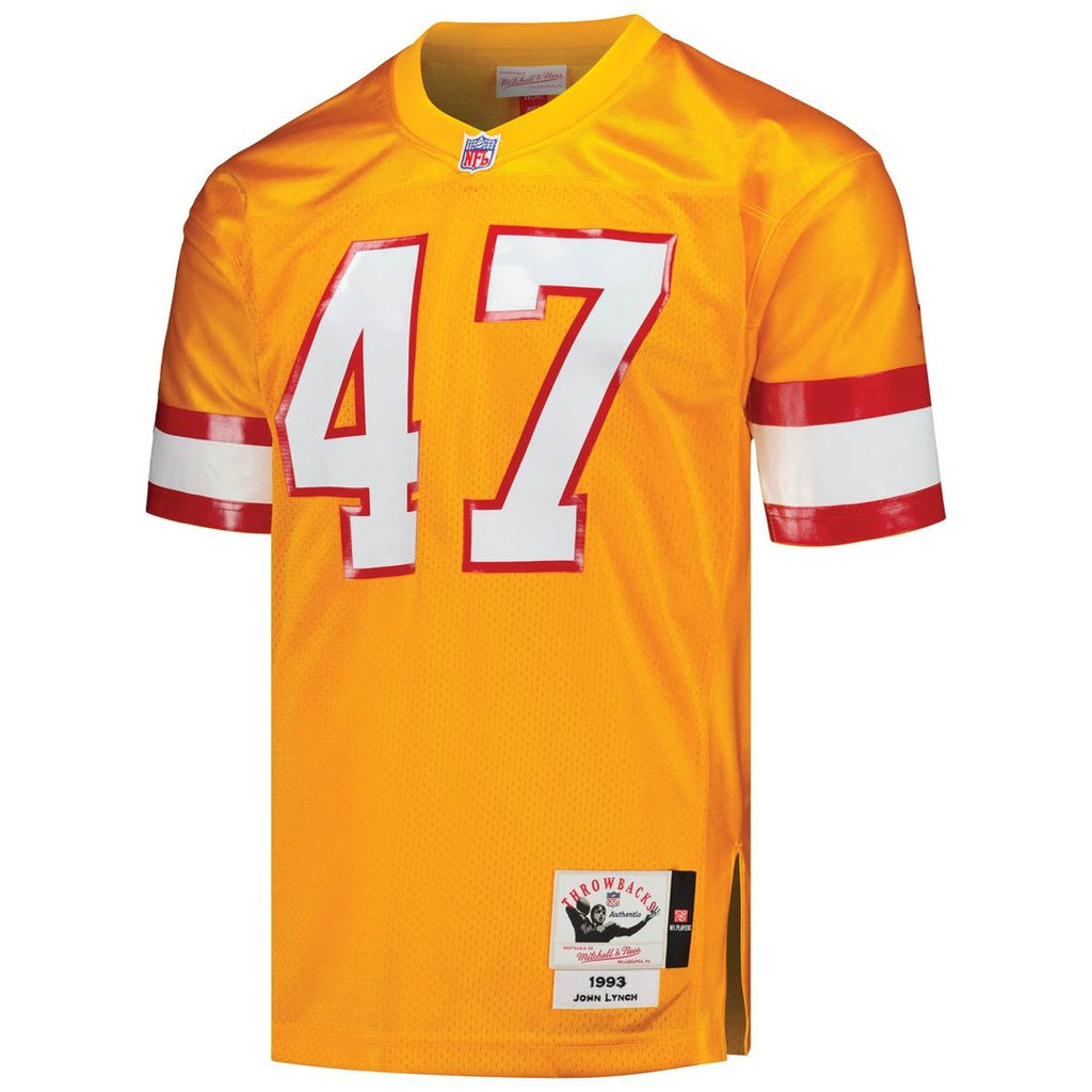 Tampa Bay Buccaneers 1993 John Lynch Mitchell & Ness Orange Authentic Throwback Retired Player Jersey product image 2,