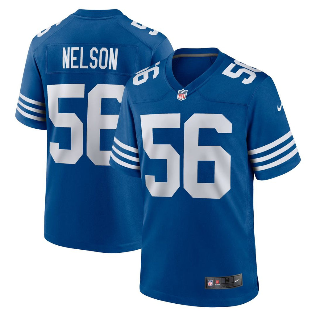 Indianapolis Colts Quenton Nelson Nike Royal Alternate Game Jersey product image 1, provided for visual reference and