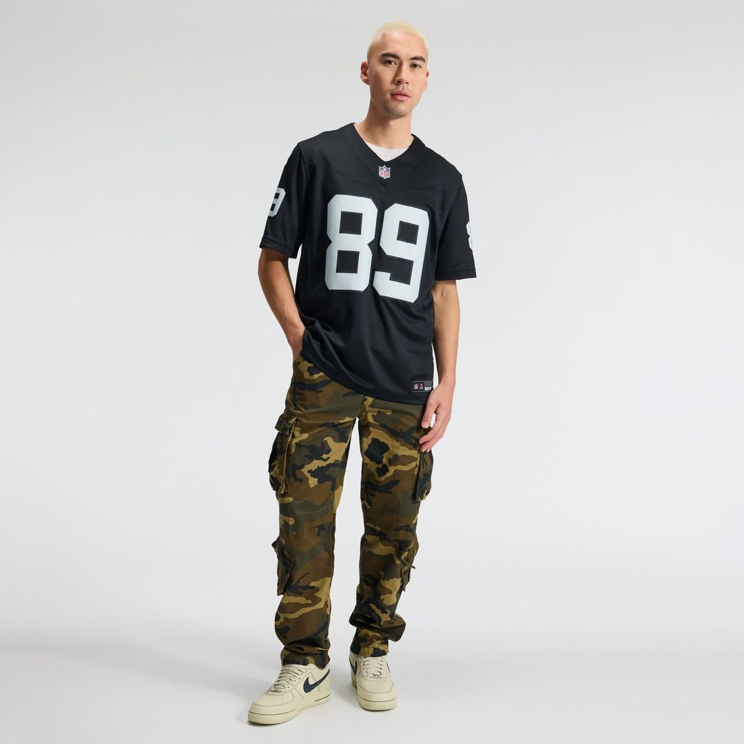 Las Vegas Raiders Brock Bowers Nike White Vapor F.U.S.E. Stitched Limited Jersey product image 10, provided for visual