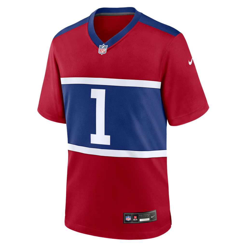 New York Giants Malik Nabers Nike Royal Player Game Jersey product image 22, provided for visual reference and product