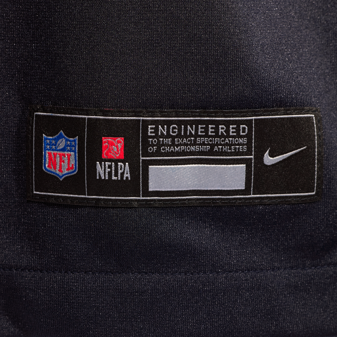 Houston Texans Calen Bullock Nike Navy Team Game Jersey product image 6, provided for visual reference and product detail