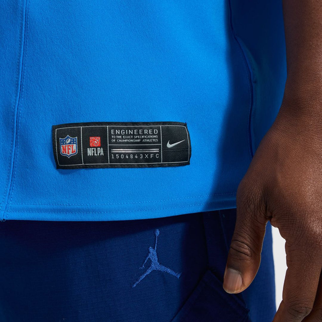 Detroit Lions Aidan Hutchinson Nike Blue Alternate Vapor F.U.S.E. Elite Jersey product image 8, provided for visual
